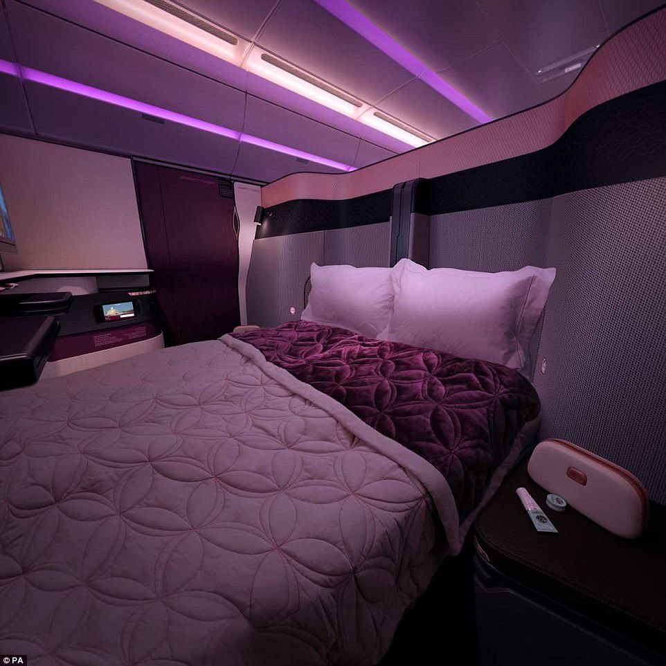 这家航空公司成首家在商务舱配置双人床（组图） - 4