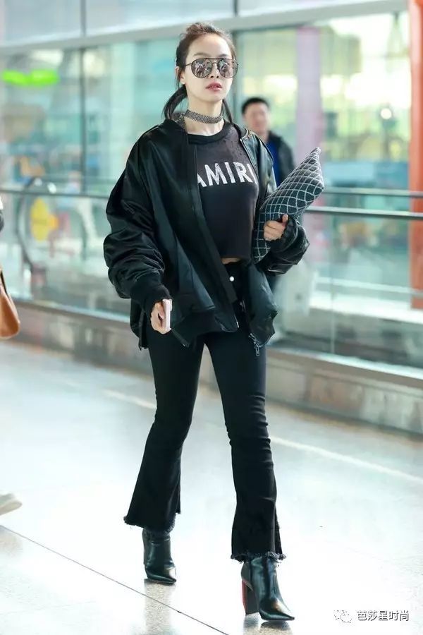 冉莹颖穿撞色牛仔裤被网友吐槽掉坑里,Olivia和