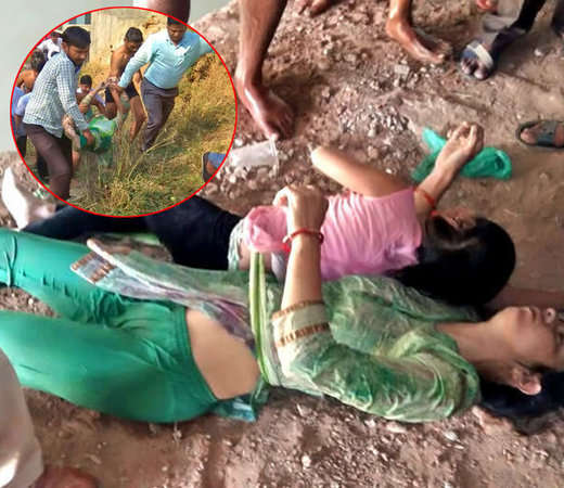 印度女老师频遭家暴 绑着6岁女儿投河自杀（组图） - 1