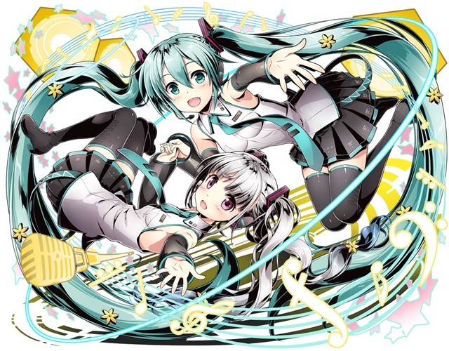 手游《神圣之门》与初音未来合作 公开众多联动角色插图