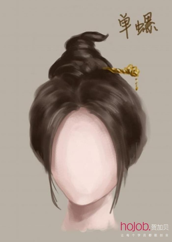 明代妇女发式,牡丹头是一种高髻,苏州盛行此式,后逐渐流行北方.