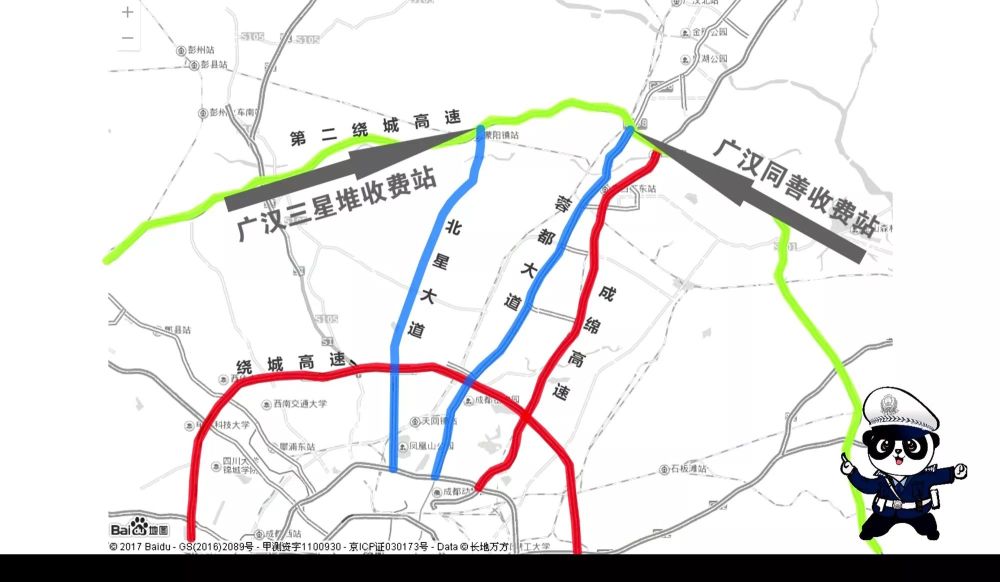 川A大军注意！国庆自驾出成都咋走最快？8张图教你“二绕”避堵