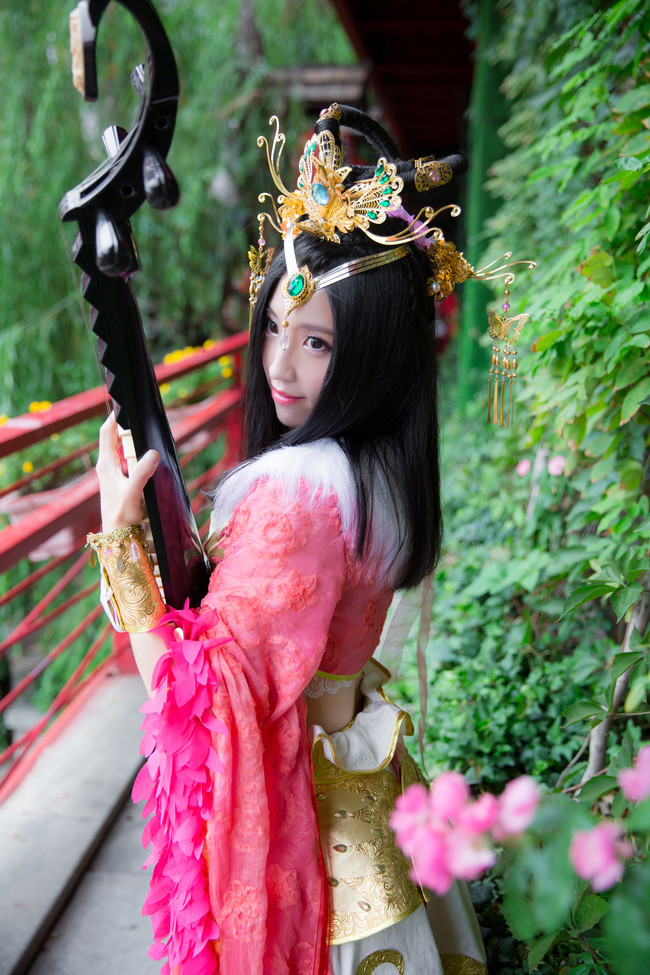 三国杀 貂蝉 cos 想欣赏妾身的舞姿吗?唯美古风