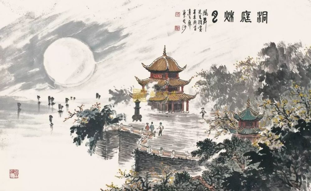 "洞庭秋月"潇湘八景"之一;而洞庭秋月,又以君山赏月为佳.