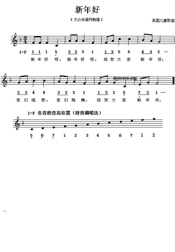 幼儿园老师最喜欢的幼儿曲谱大全!