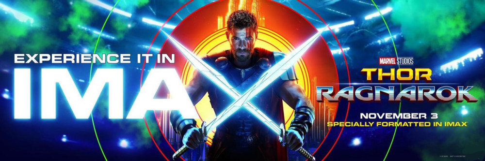 手持光剑好霸气 《雷神3》IMAX海报公开