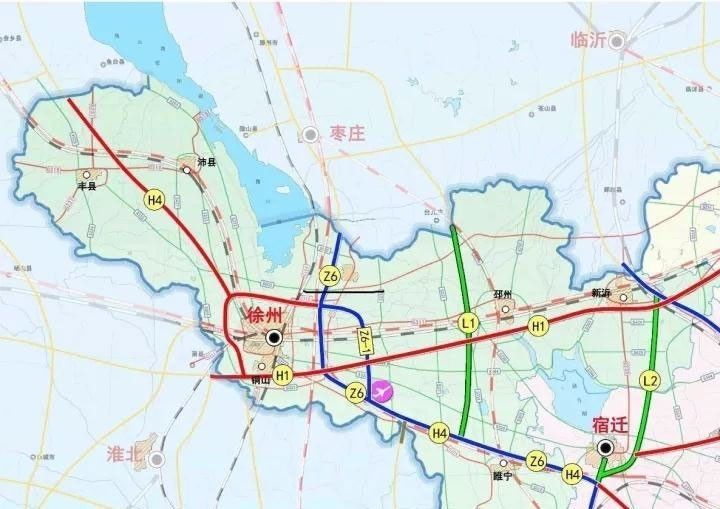 分别是: 徐州东环复线高速公路, 台儿庄-睢宁高速公路