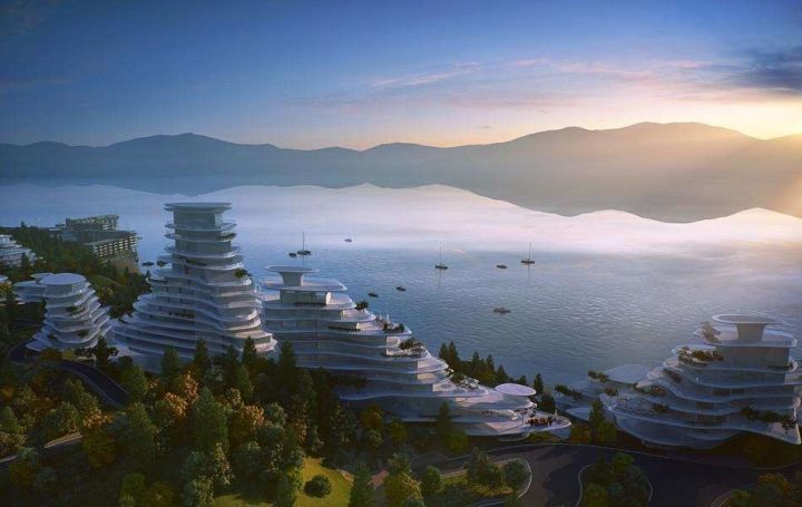 人,建筑与环境的融合——鸟瞰黄山太平湖项目建筑奥秘