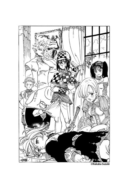 《七大罪》发售游戏书 收录大量铃木央新绘制插画