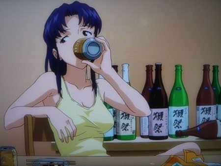 动漫酒鬼妹子排行榜 葛城美里排第一