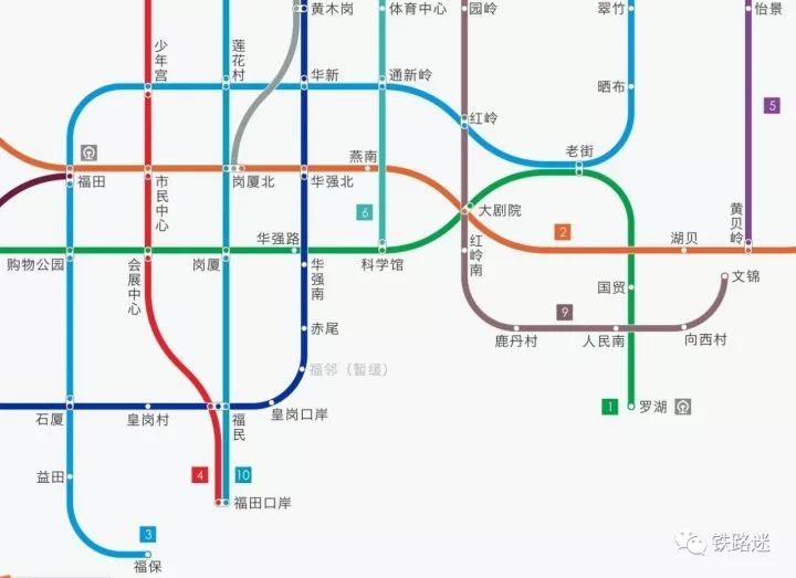 深圳地铁2022年规划线路图