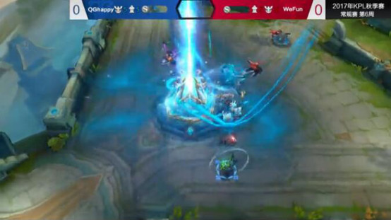 KPL战报:QGhappy五虎战将势不可当!让一追二