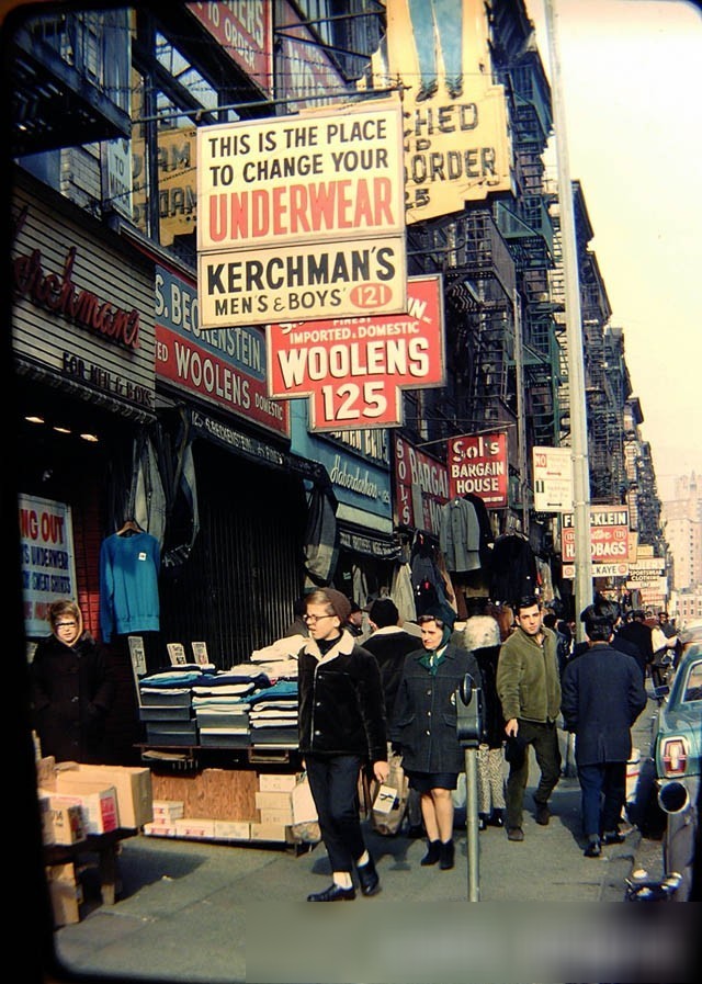 老照片,60年代的美国纽约