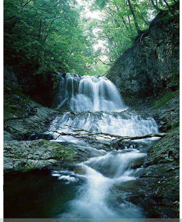 壁纸 风景 旅游 瀑布 山水 桌面 751_914 gif 动态图 动图