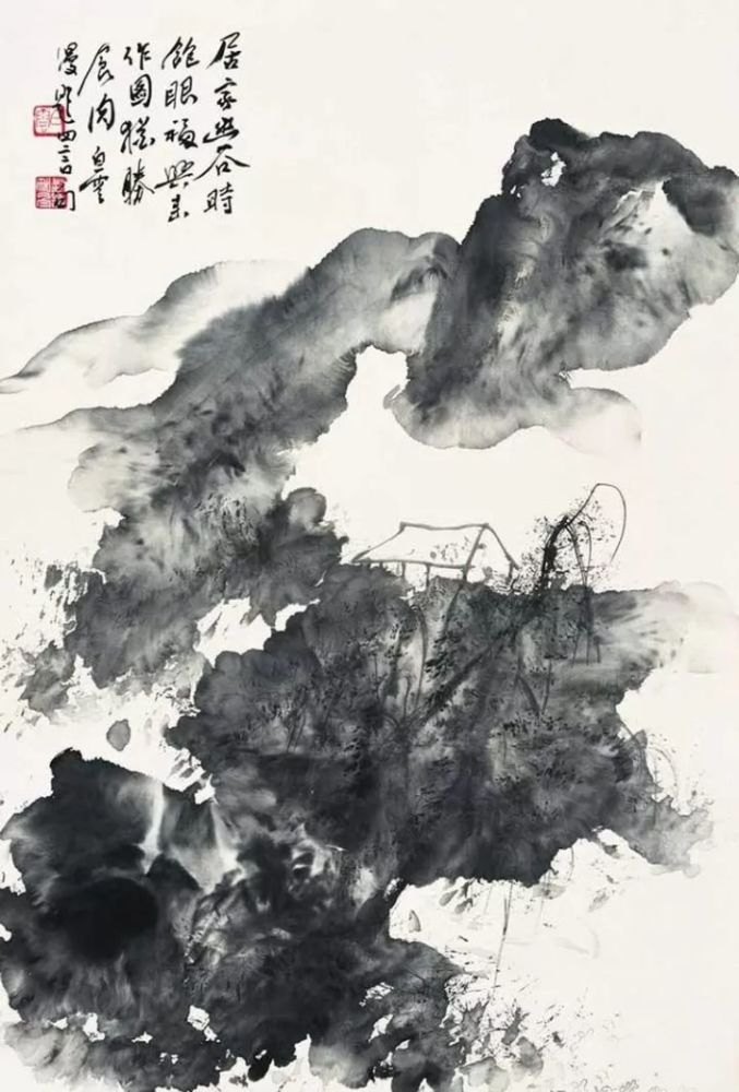 在"无我"中寻觅"有我"——刘知白的泼墨写意山水画