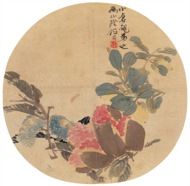 任伯年团扇作品欣赏