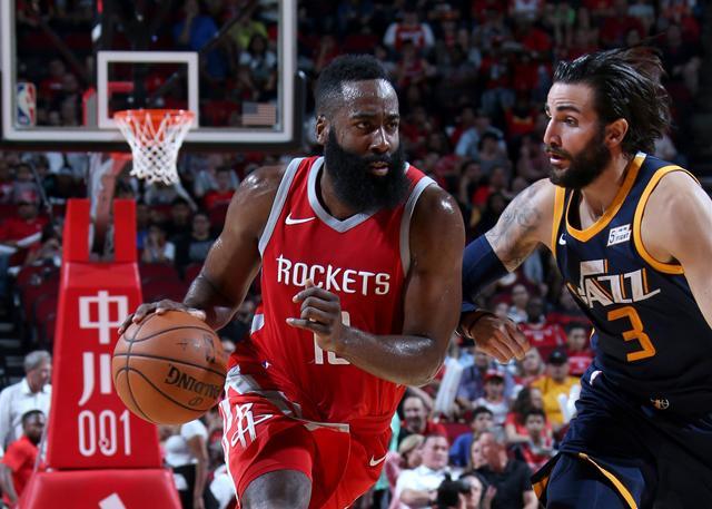 哈登狂砍56分刷新个人纪录 火箭主场胜爵士