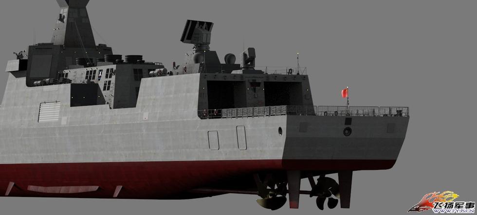 网友绘制中国未来055万吨驱逐舰