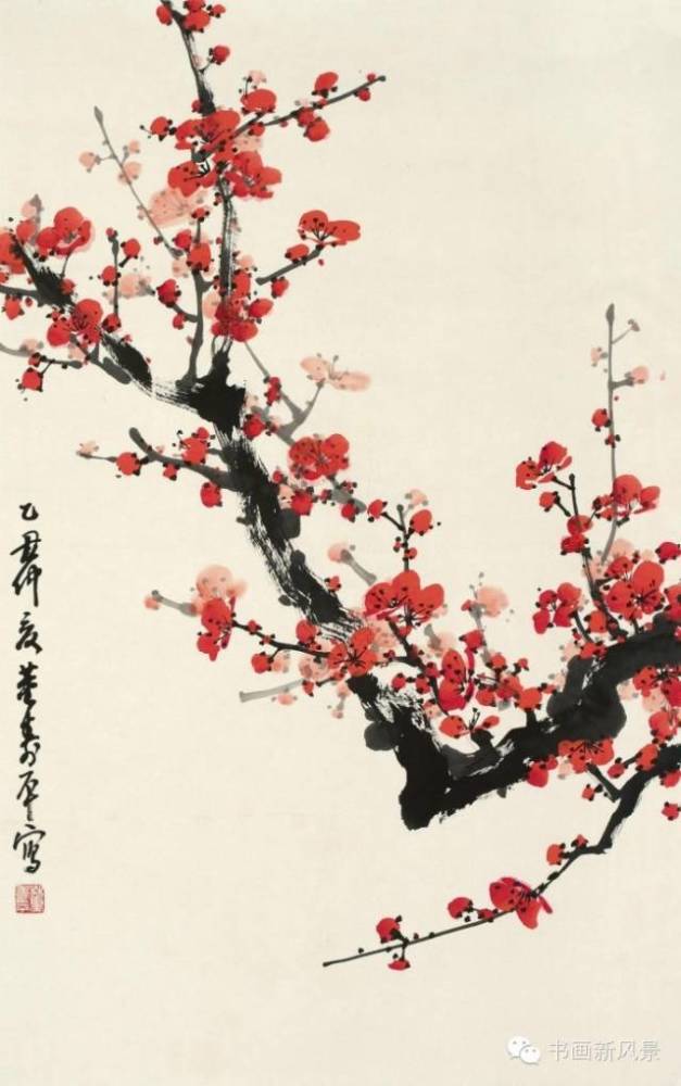 名家画梅 1,董寿平画梅 王雪涛(1903--1982),中国现代著名小写意花鸟