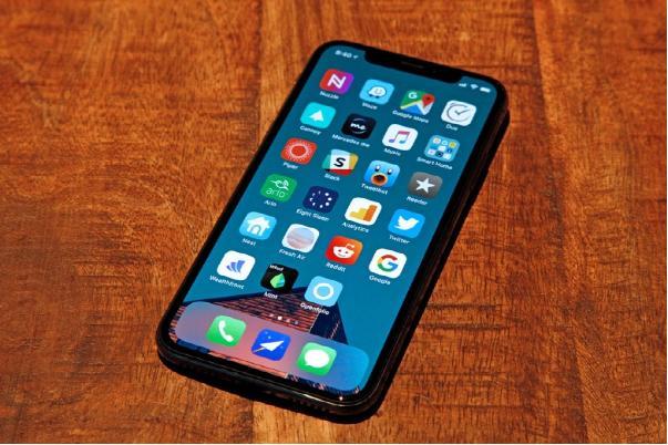 Pentile像素排列用显微镜观察iphone X显示屏