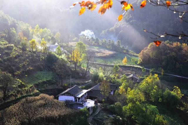 冬日的朝天乡村,很美!