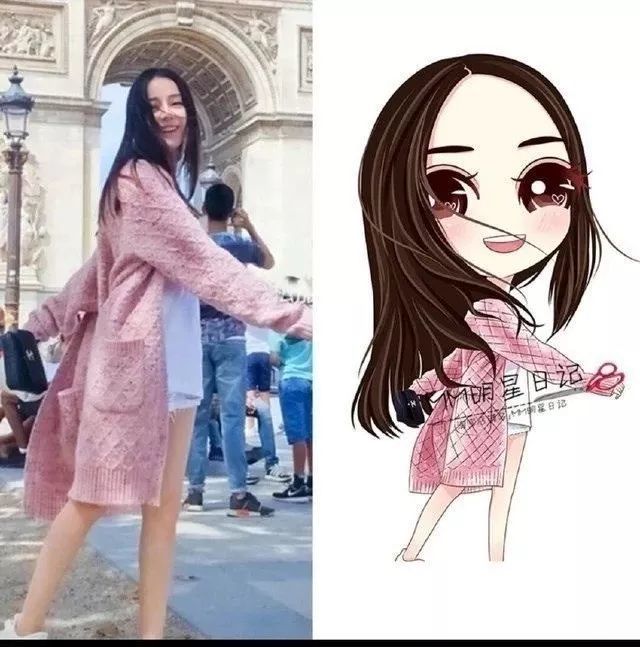 迪热热的卡通头像