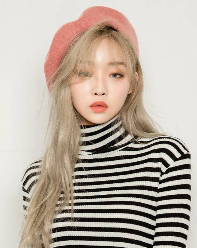 长发女生发色参考