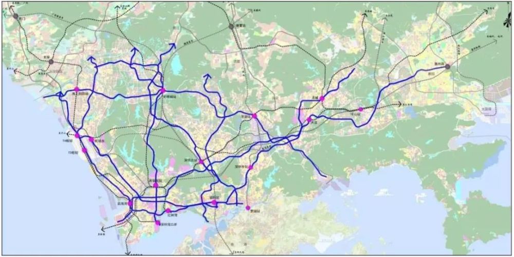 纯干货!2035年深圳轨道交通规划出炉,指明未来城市方向