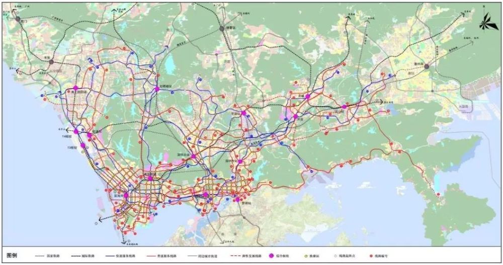 纯干货!2035年深圳轨道交通规划出炉,指明未来城市方向