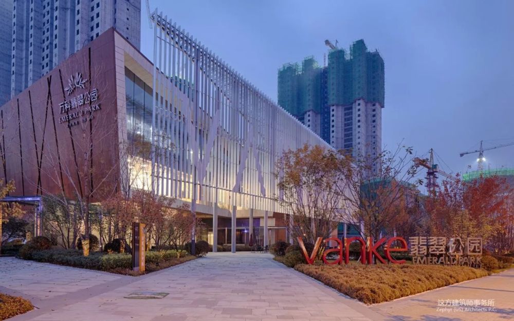 城市滤镜——长春净月万科城展示中心立面改造设计