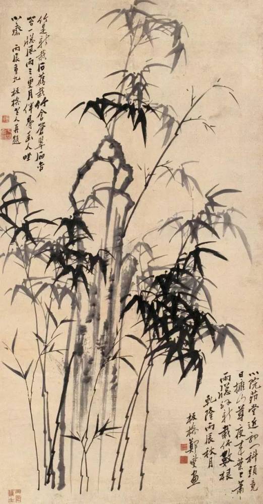 郑板桥,竹,竹子,题画,竹石,毕肖