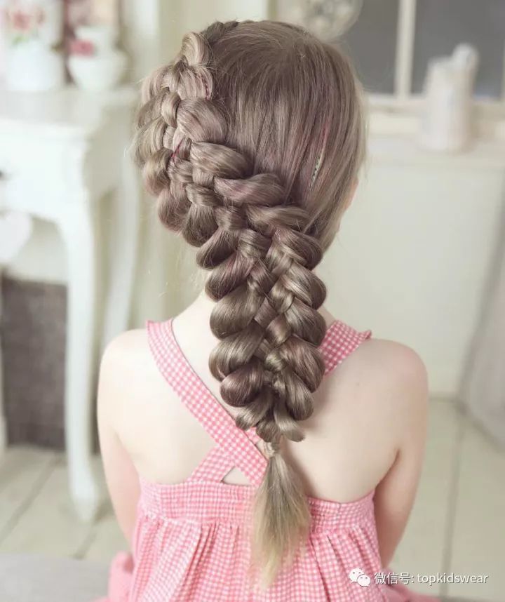 孩子超喜欢时尚扎发,简单易学,让宝贝一天更比