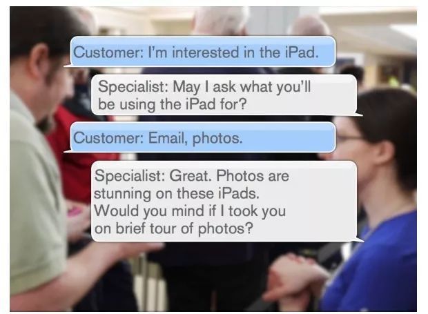 为什么苹果店的长条桌，一侧只放6台iPhone？