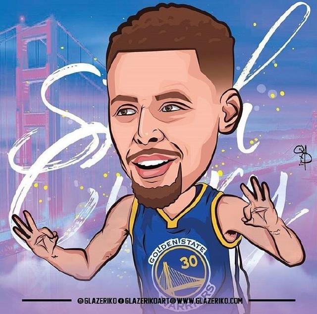 微信头像——nba球星卡通手绘版