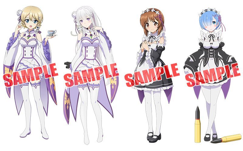 《少女与战车》手游与《从零开始》联动 角色插图公开