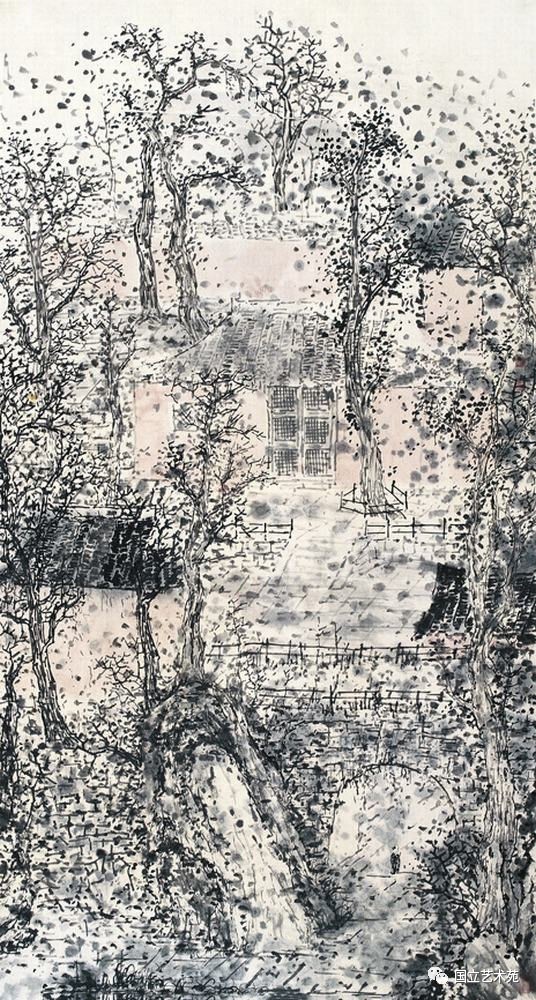 中国美术学院-林海钟山水作品欣赏