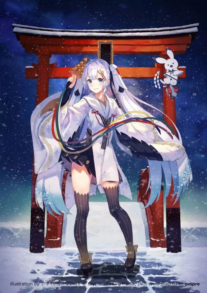 骑士们请备好钱包!2018年雪初音手办官图公开,仙鹤巫女造型美上天