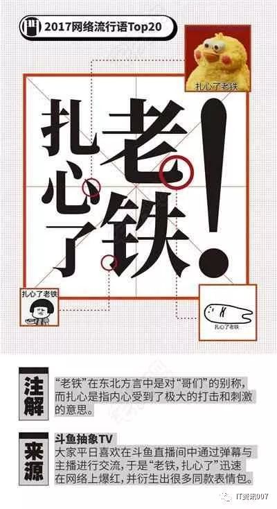 2017年网络流行语出炉!附近几年网络流行语,总会有一句能勾起你!