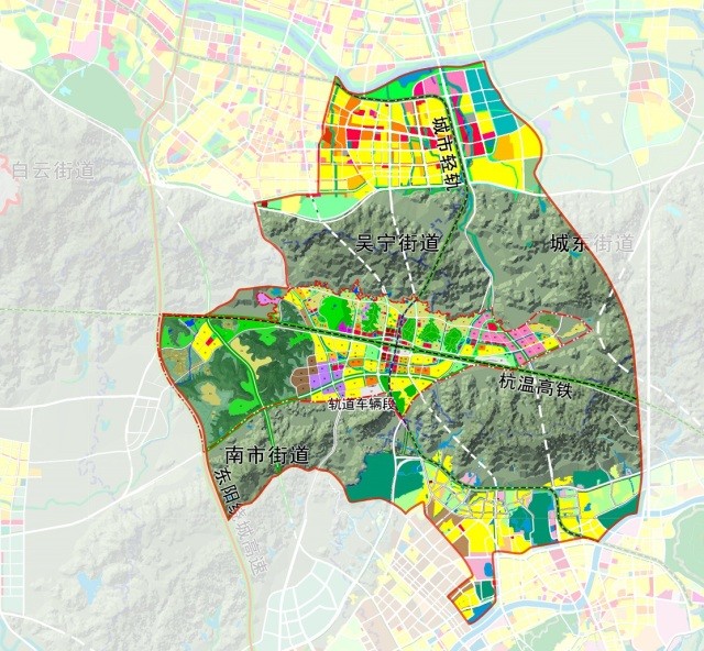 重磅!东阳市高铁新城总体规划公示公告
