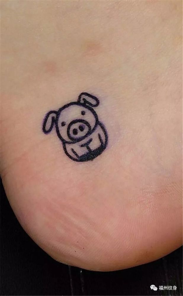十二生肖之猪纹身图案