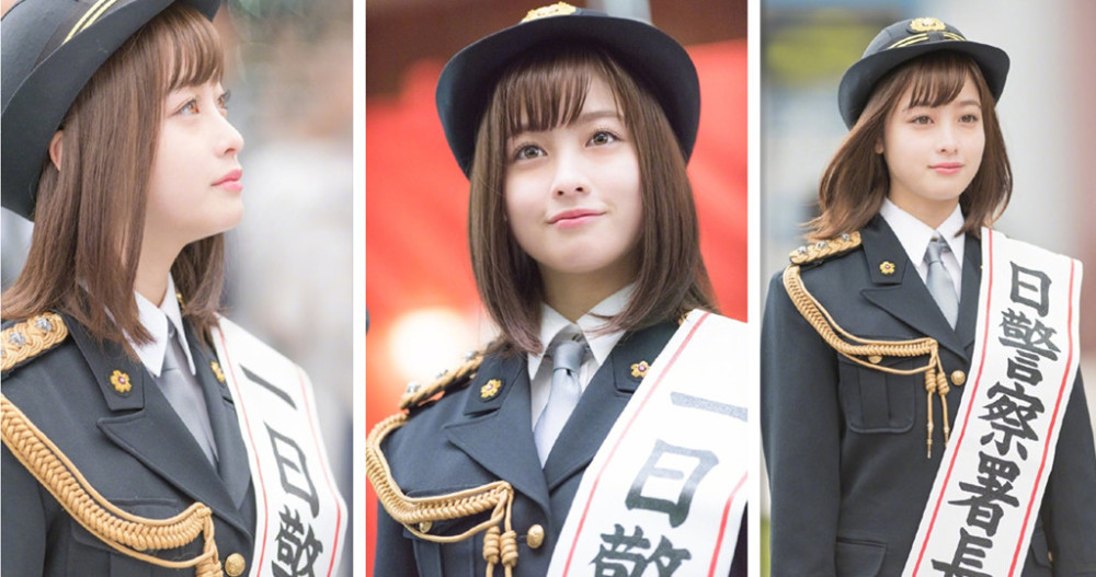 跪舔美颜！桥本环奈担任一日署长