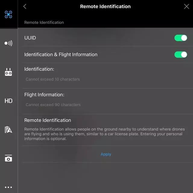 大疆监管系统AeroScop 用户可选择是否
