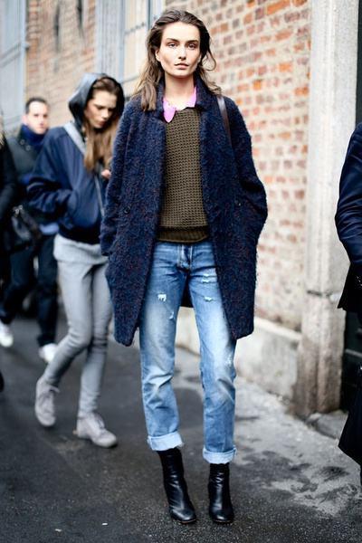 牛仔裤和靴子应该怎么搭配才更好看?