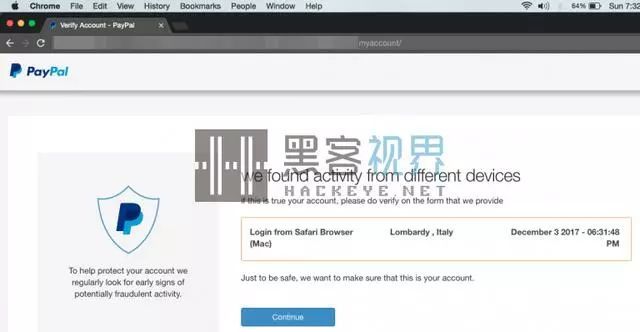 PayPal用户需谨慎:旨垂钓论坛在捕获隐私的网络垂钓活动正在兴起