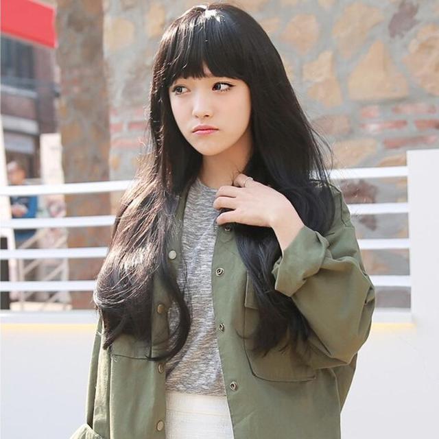 可爱的萌妹子的标配发型,软萌清纯,尽显与众不同的潮女魅力.