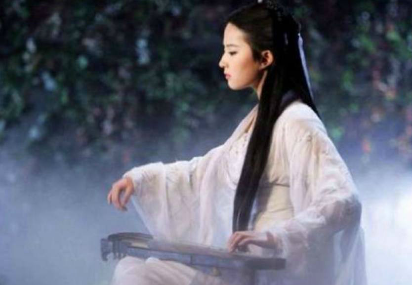 古装剧里弹琴:杨幂艳,刘亦菲仙女气质,只有她众人自愧