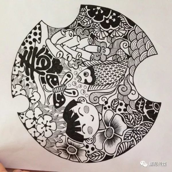 黑白装饰画欣赏 手绘艺术篇