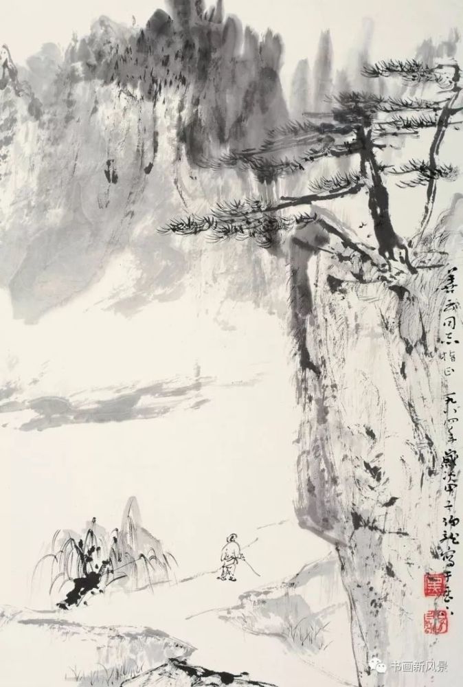 黑伯龙的写意山水画欣赏