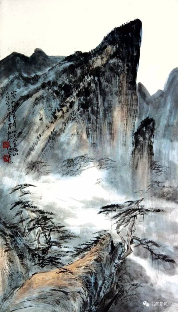 黑伯龙的写意山水画欣赏