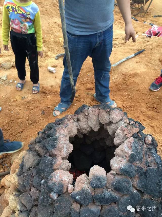 惠来人小时候都是这样窑番薯窑鸡,可惜现在没